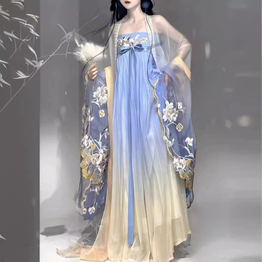 Костюм в костюме танга юбка ханьцзы женский китайский стиль