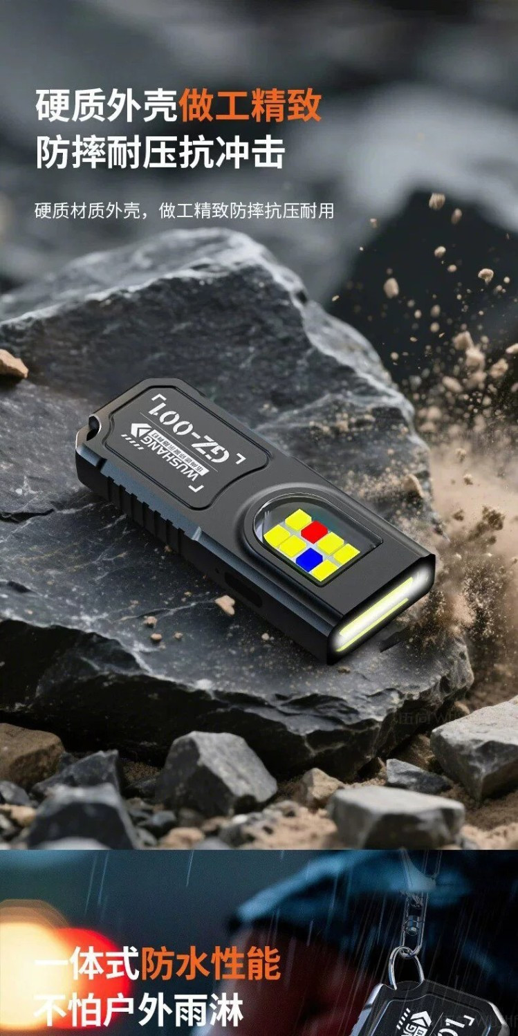 Cross-border high-power flashlight, rechargeable, portable, with ultra-long battery life, long-range beam, waterproof, and multi-functional, suitable for outdoor use and home use, providing extremely 