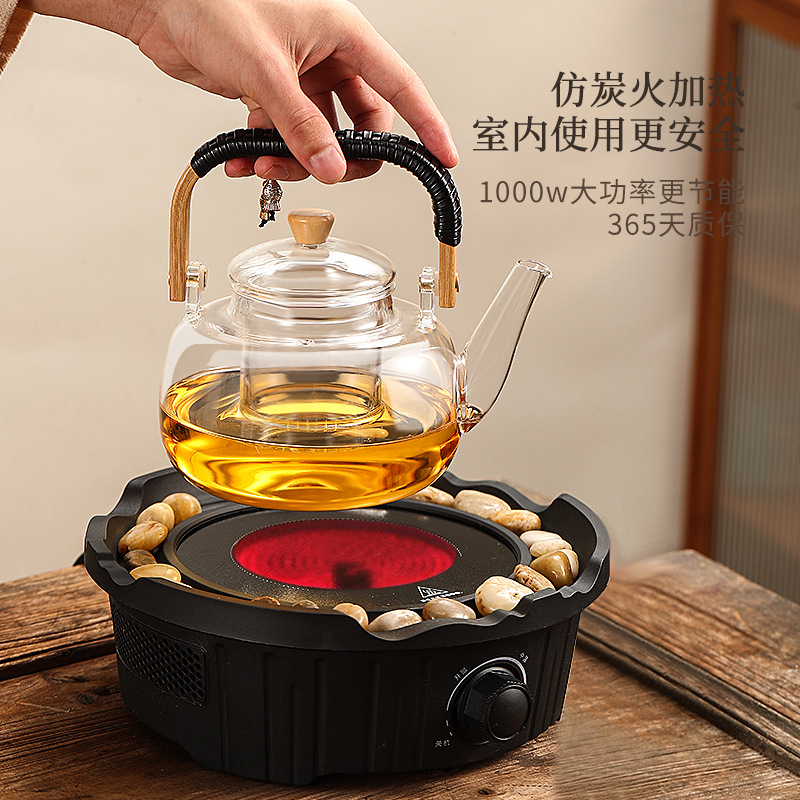 Electric Ceramic Stove, Electric Stove, Household Tea Stove, Stove, Imitation Charcoal Stove, Outdoor Electric Tea Stove