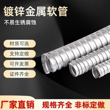 国标耐高温镀锌穿线金属软管波纹蛇皮管工业电线电缆保护套批发