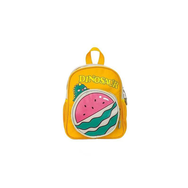 Mochila coreana de letras extranjeras para niños y niñas, mochila de dibujos animados, fruta, sandía, mochila de bebés, nueva mochila de niños de comercio exterior