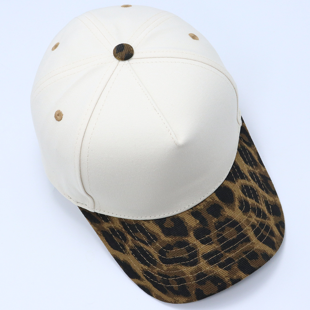 Modieuze dames baseballcap five panel in colorblock stijl_voghion.com
