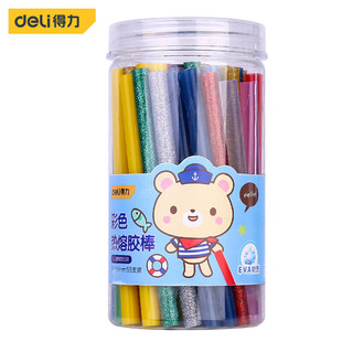 Deli color glue stick high viscosity hot melt glue gun glue stick stick glue strip 7mm ROHS certification