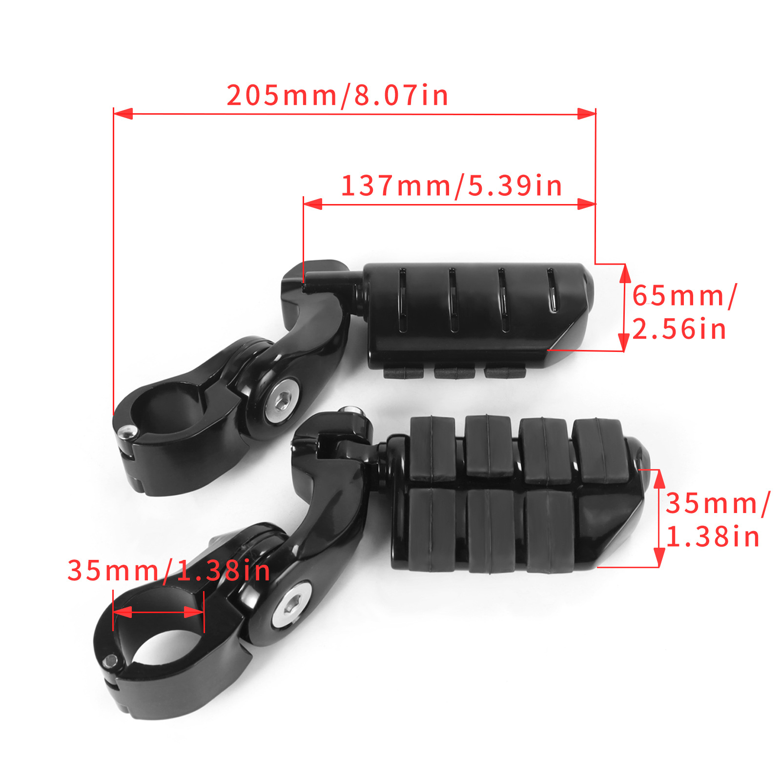 Motorcycle Accessories Suitable for Harley, Grand Glide, Road King Modified Bumper Footrest Bracket
