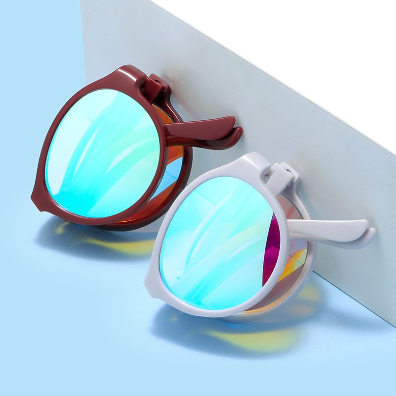 The new red green blind color weak folding glasses ultra -light men…