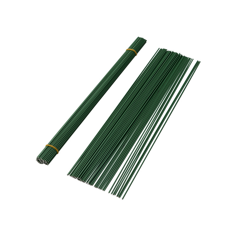 Alambre de hierro envuelto en papel n ° 16 alambre de hierro DIY hecho a mano de papel material de flor varilla de hierro alambre de hierro envuelto en papel alambre de hierro fino alambre de hierro verde