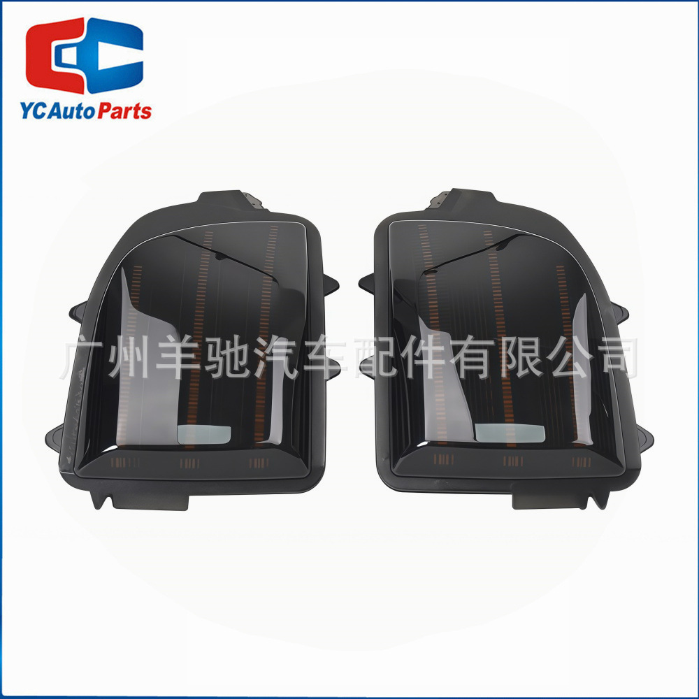 Aplicable a Volvo XC70 XC90 07-14 Luz del espejo retrovisor Lámpara de flujo dinámico LED Luz de dirección