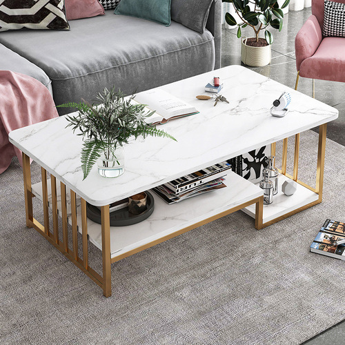 Yijiada coffee table Italian table living room household small tea table light luxury simple small apartment simple coffee table table tea table