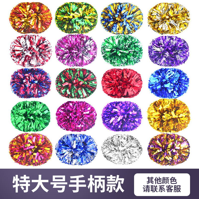 Flor bola de la flor porristas bola de la flor de la mano que sostiene la flor juegos de deportes mano que sostiene apoyos alegría apoyos en stock