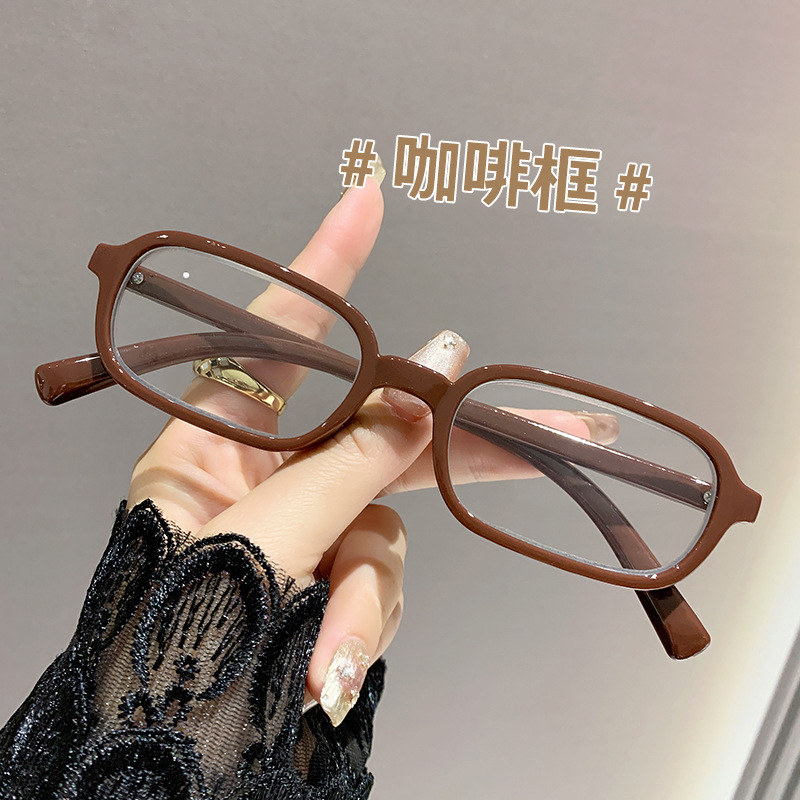 Gafas de presbicia transfronterizas estilo caliente moda HD hombres y mujeres de mediana edad y ancianos con gafas de lectura ligeras de lujo anti-luz azul