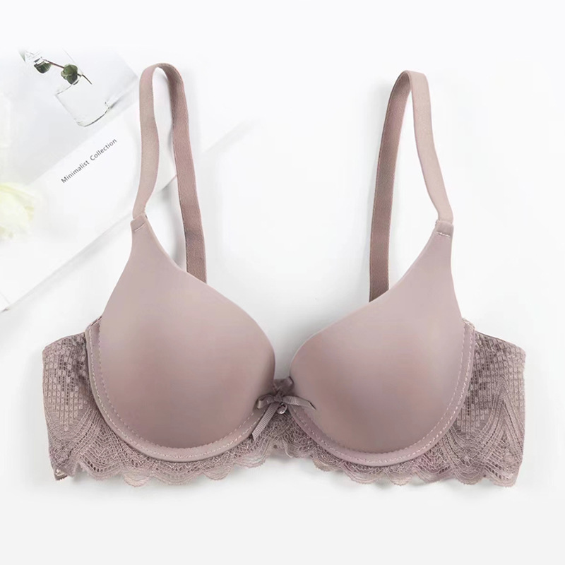 Shantou sostén en stock ropa interior del sudeste asiático de mujer tela de encaje transparente transpirable acúmulo cómodo sostén de mujer