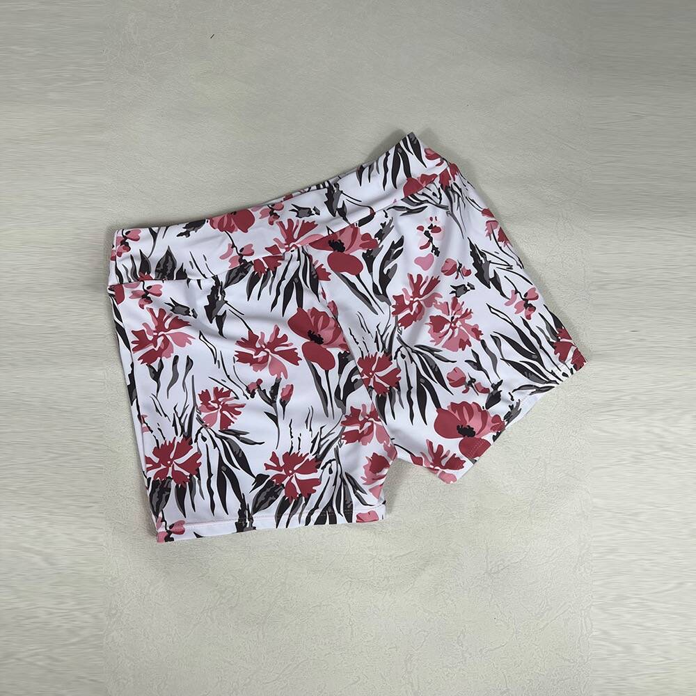 Women's Modest Full Coverage Bikini Set Swimwear Lace Trim Polyester Spandex Blend UPF 50 S-3XL_voghion.com
