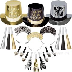 新年の祝日のパーティーの道具用品のフラッシュハットは竜のラッパのカチューシャの雰囲気の場所を吹いて道具を配置します。