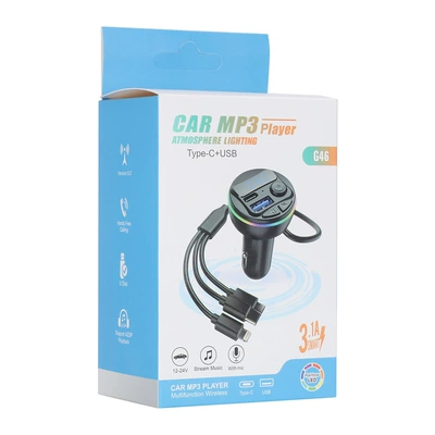 G46 Car Bluetooth Mp3 Car mp3 - g46-color-box-package