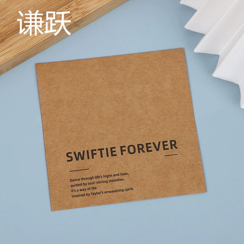 Крафт-бумага Swiftie Forever Желая Браслет Карточка Бумага Рука Рука Лот Шнур Карточка Упаковка Для Упаковки