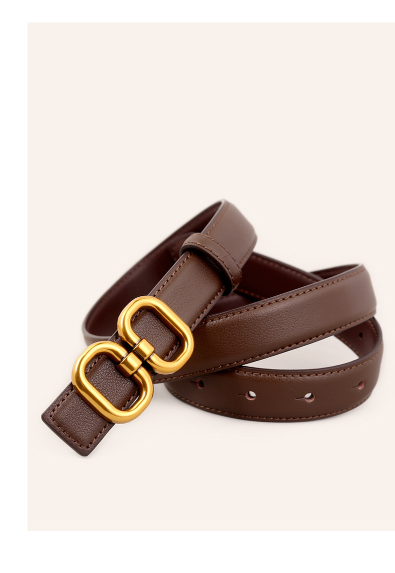 Genuine Leather Belt For Women - Premium Designer Accessory_voghion.com