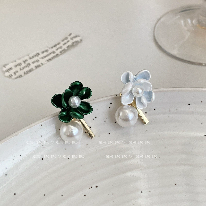 Серьги S925 серебро, игла, легкая роскошь цветочный дизайн, модный корейский стиль, множество цветов