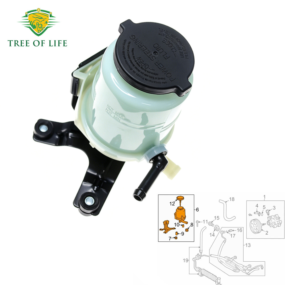 44360-60291 is suitable for Toyota Land Cruiser power steering fluid reservoir, with bracket