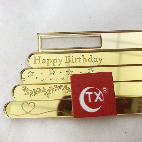 Acrylic Mirror Surface Ice Cream Stick Bar Popsicle Candy Stick Bar Manufacturer Direct Sale Wholesale