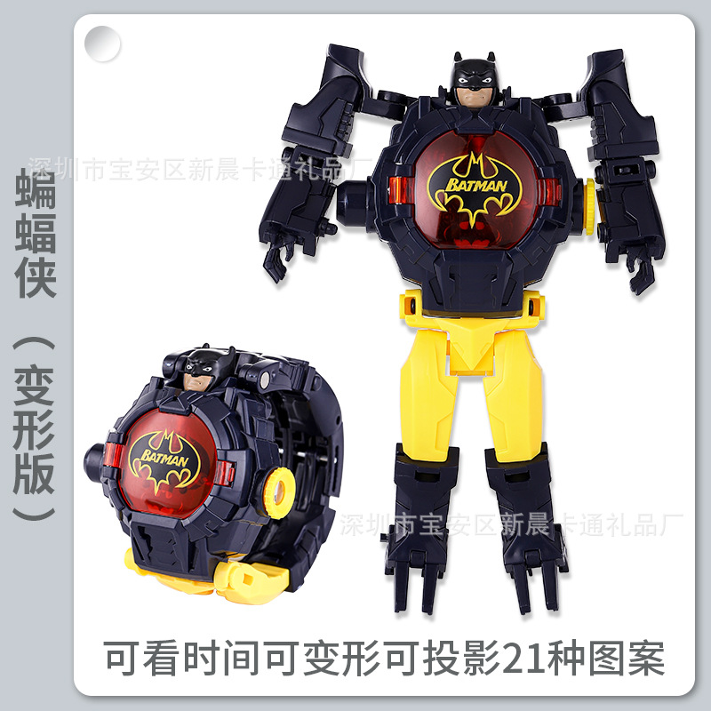 En stock Venta caliente aote deformación lenta proyección reloj electrónico juguete niño Niña estudiante regalo entrega de una sola pieza