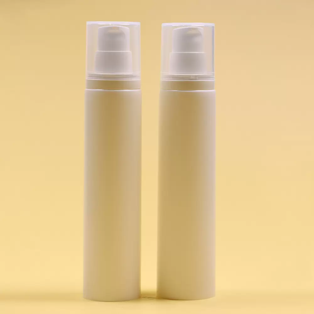 新款隔离霜防晒霜软管包材真空泵头挤压50-100ml粉底液BB霜PE软管