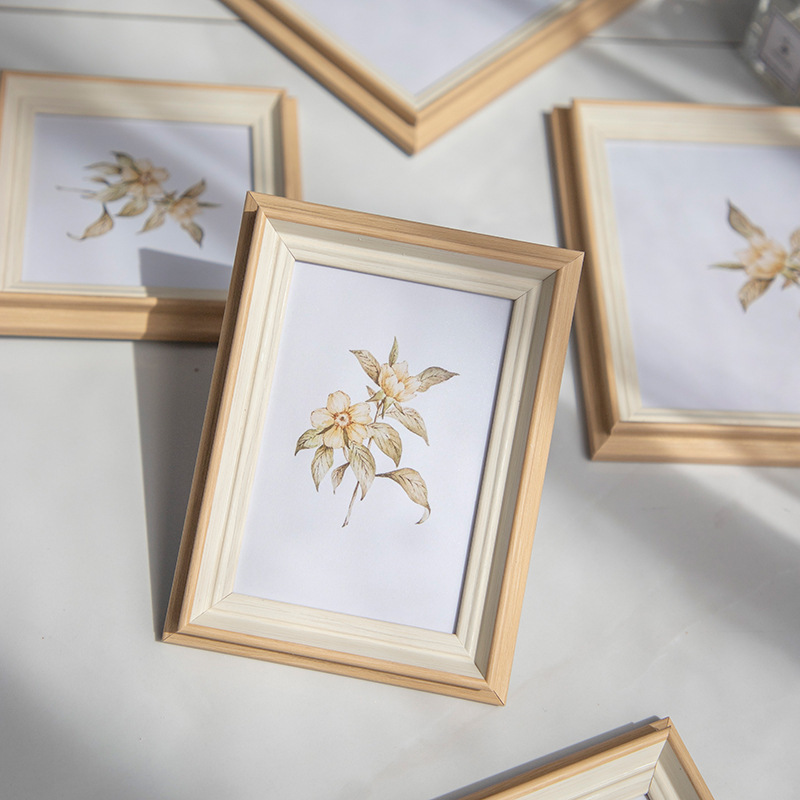 Resin Photo Frame Table Plastic 6-inch 7-inch Photo Album Frame Simple Photo Frame Table Decoration Table Nail Art Display Photo Rack