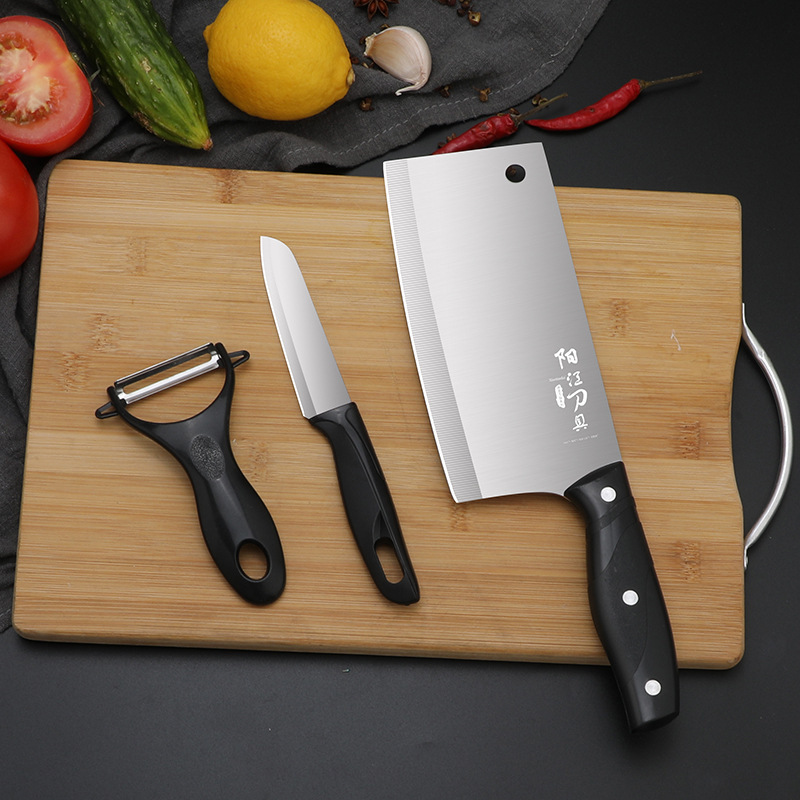 Herramientas de cocina cuchillo de cocina conjunto de tablero de cocina cuchillo de cocina conjunto completo de cocina de acero inoxidable combinación de cuchillo de cocina yunque moldeo por inyección