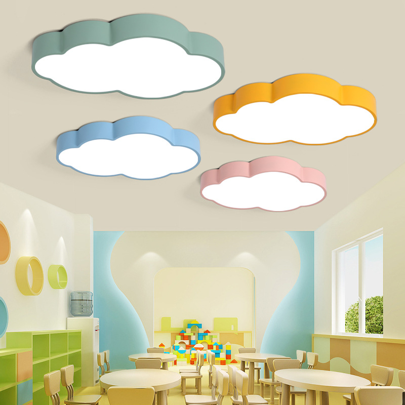 Cloud Ceiling Lamp Mother And Baby Store Ceiling Lamp Children's Bedroom Macaron Creative Kindergarten Classroom Baiyun Lighting