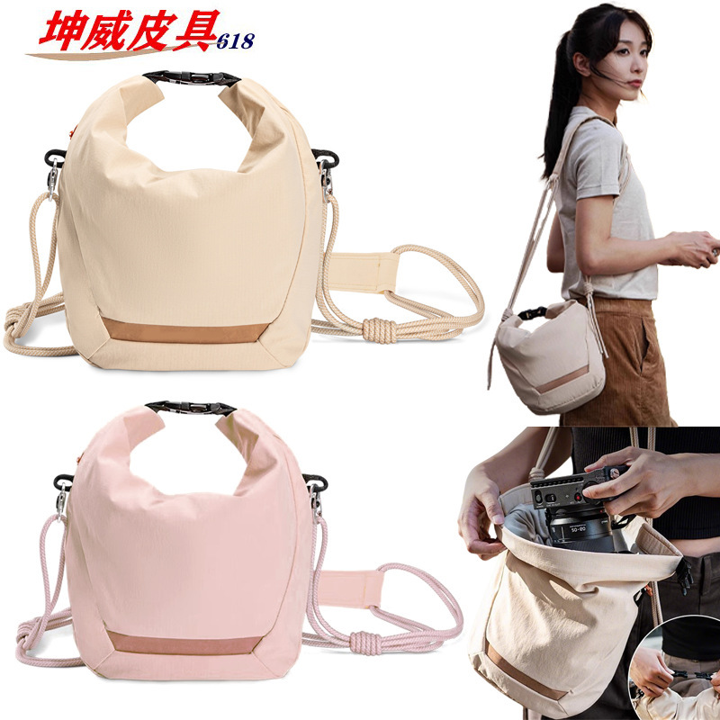 Cross-Border New Single and Double Camera Bag Shoulder Chest Bag Crossbody Bag Travel Waterproof Storage Bag Photography Camera Accessories