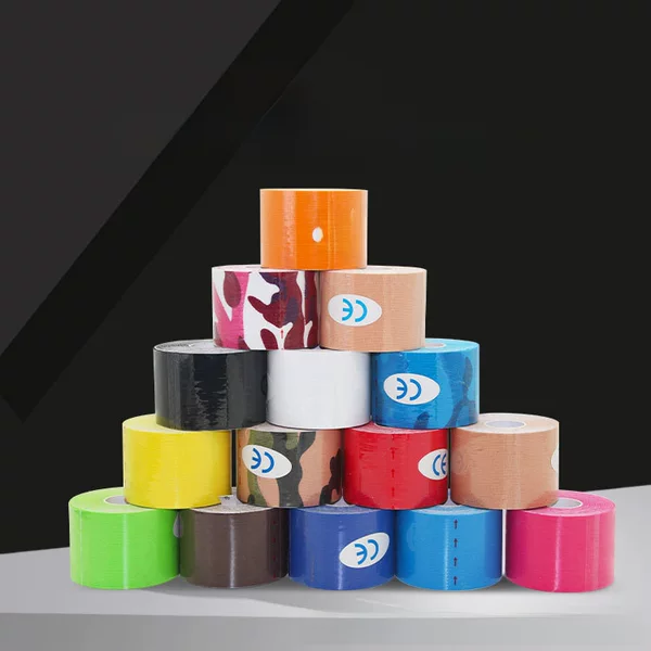 In-Stock Elastic Self-Adhesive Wrist and Knee Support Sports Protective Tape Kinesiology Fitness Muscle Tape Wrist Protection