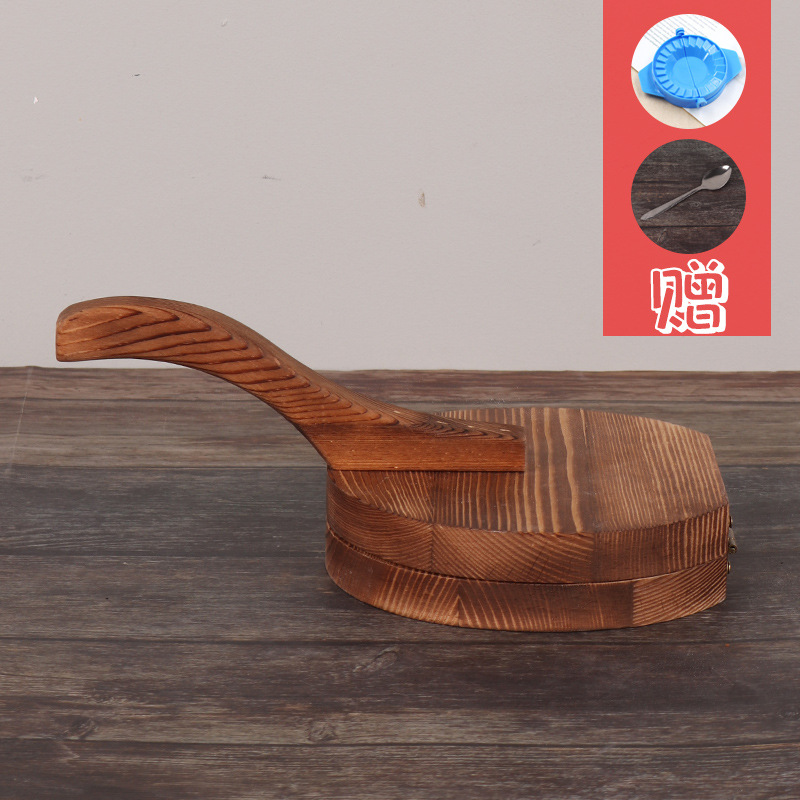 Dumpling piel presionando máquina madera maciza dumpling piel tablero hogar manual dumpling piel molde Rolling cuero madera dumpling piel presionando tablero