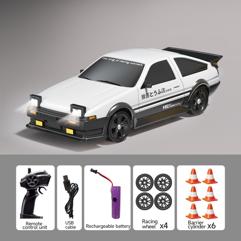 AE86RC遥控车竞速漂移四驱赛车跑车仿真模型汽车男孩玩具跨境批发|undefined
