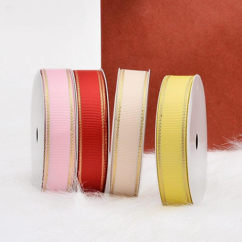 Phnom Penh ribbed tape, flor embalaje de pastel, caja de regalo, cinta, zapatos, sombreros, correa de decoración, arco, cinta de hilo superior