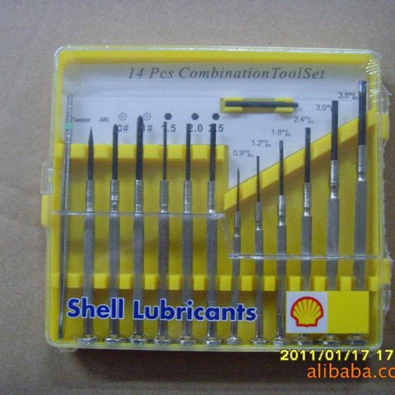 厂家直销14pc钟表批，钟表螺丝批套装，14件套钟表工具套装