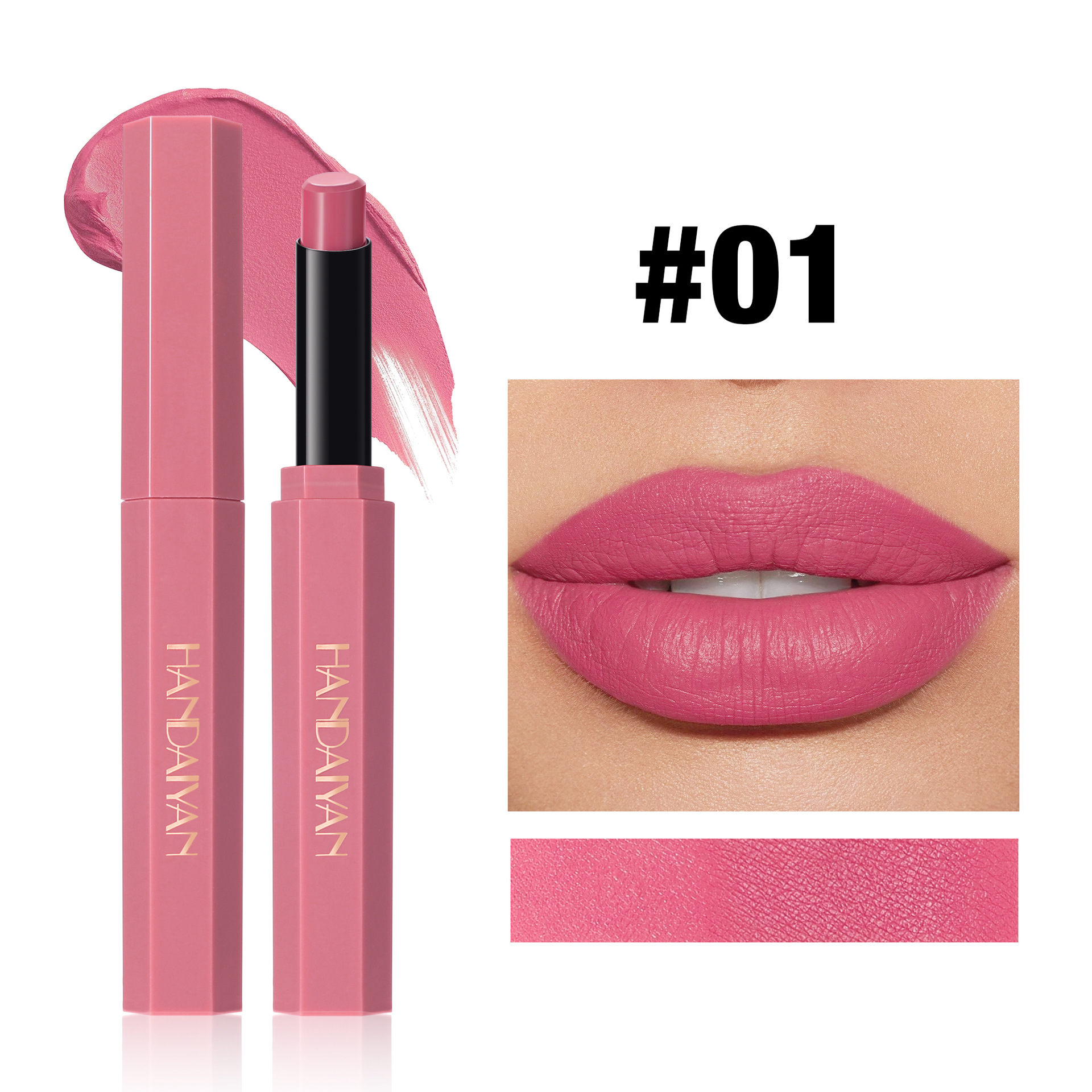 Transfronterizo maquillaje de labios HANDAIYAN Xiyin TK especial para lápiz labial mate portátil simple 6 lápiz labial niebla
