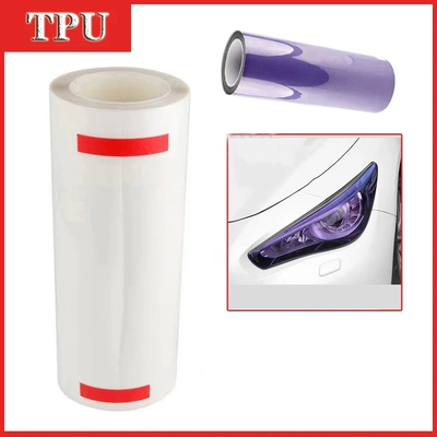 film, color-changing headlight, blackened | Car headlight protective film - tpu-light-controlled-transparent-purple-50cm-1m-if-you-order-multiple-items-they-will-not-be-connected-please-note-if-you-need-them-to-be-connected