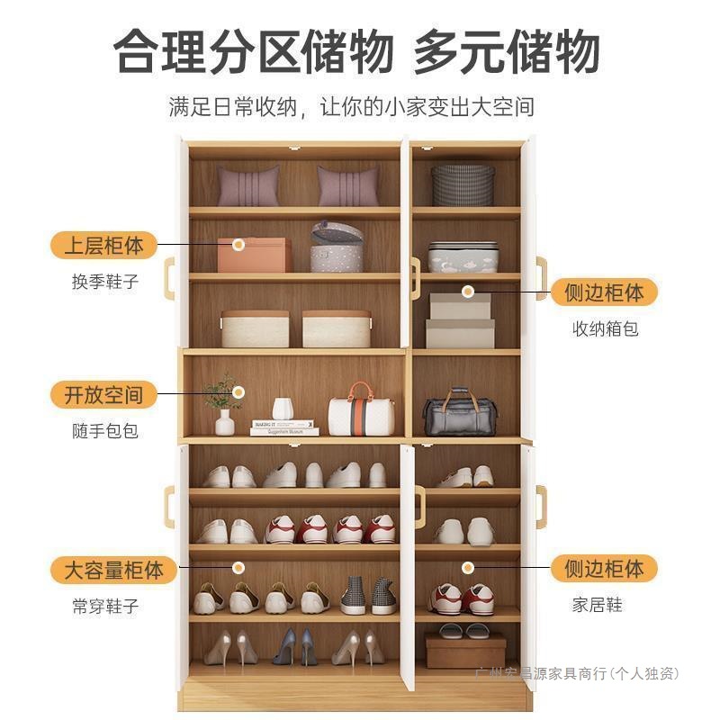 armario de zapatos doméstico a prueba de polvo gran capacidad armario de almacenamiento de gran tamaño armario de entrada armario simple moderno armario de almacenamiento de zapatos rack de zapatos