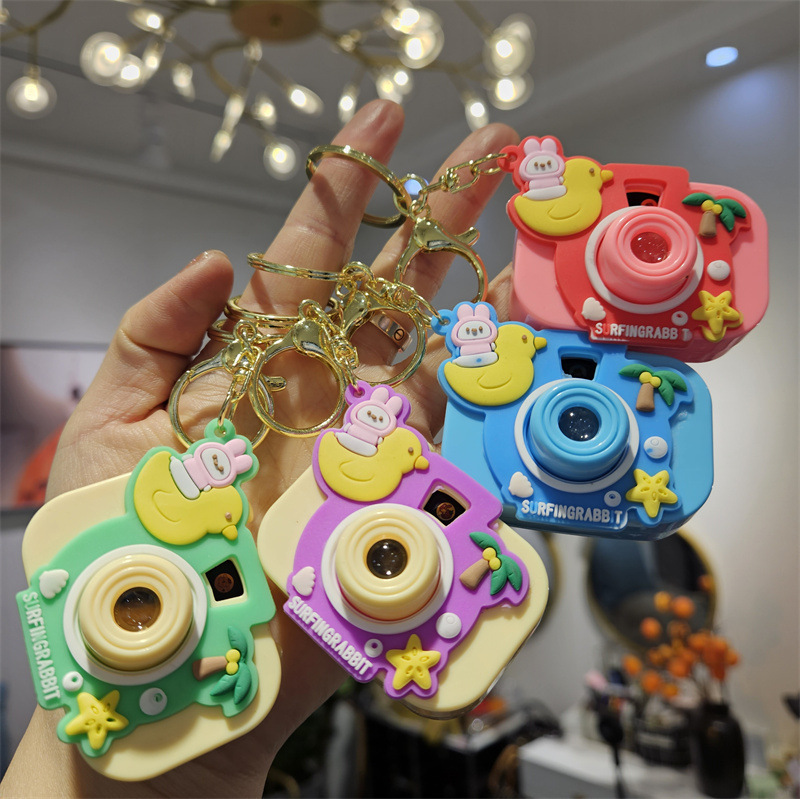 网红多功能卡通公仔闪灯钥匙扣计算器温度计书包挂件小礼品批发|undefined