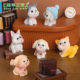 Micro landscape creative cute puppy animal hand-made blind boxed jewelry accessories office desktop mini ornaments