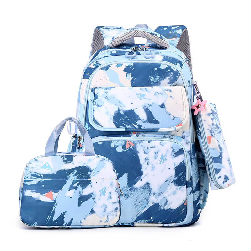 Transfronterizo de tres piezas mochila ultraligero reducción de carga grado 3-6 escuela primaria estudiante mochila niños escuela primaria mochila al por mayor