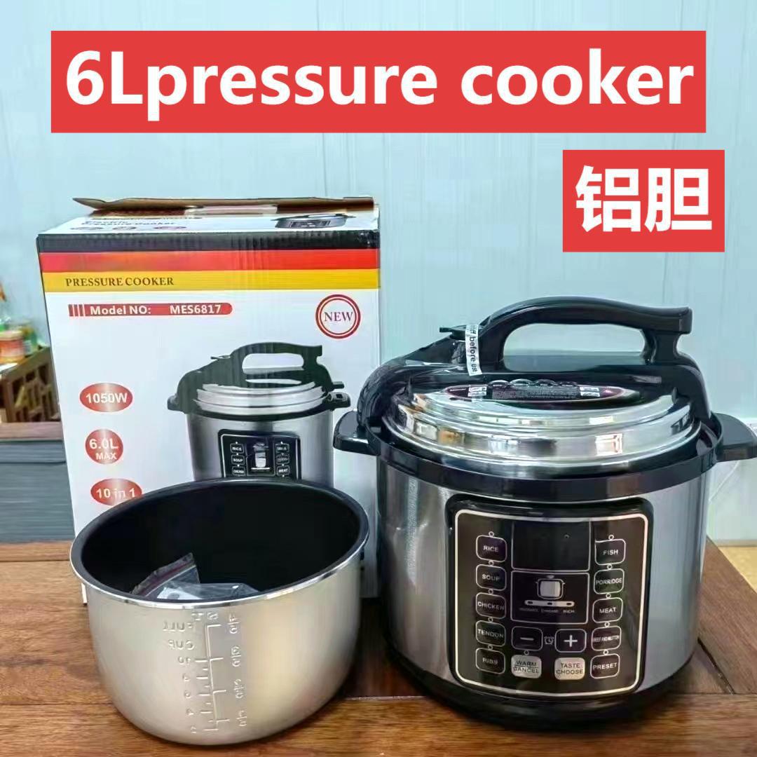 Cross-Border 6-Liter Household Smart Multi-Function Pressure Cooker Electric Pressure Cooker Soup Cooking Large Capacity Rice Cooker English