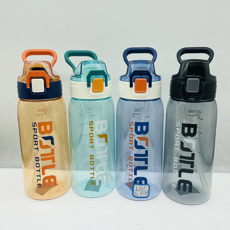 Tong 6333 espacio taza mujer estudiante deportes botella de agua portátil 1000ml cubierta de rebote taza de consumo directo taza de mano