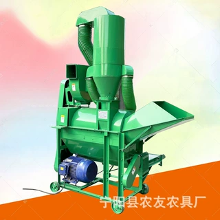 河北邯郸农用打谷机100型125型谷子高粱脱粒机干谷子脱粒小米脱皮