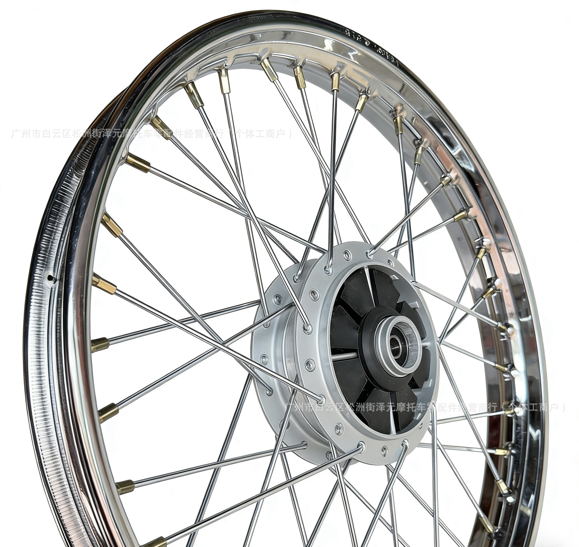 Jincheng Ax100 Motorcycle Front and Rear Rims Standard Commuter Model Jincheng Ax100 Single Front and Rear 36-Hole Spoke Rims