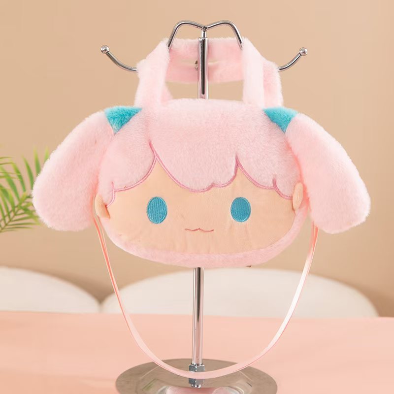 핑크 하츠네 미쿠 가방