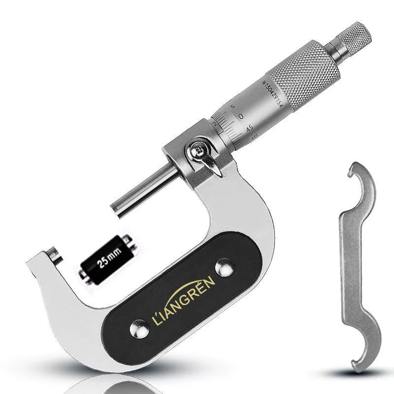 0-25mm50-75mm spiral micrometer mechanical micrometer upper measuring blade high-precision outer diameter micrometer caliper