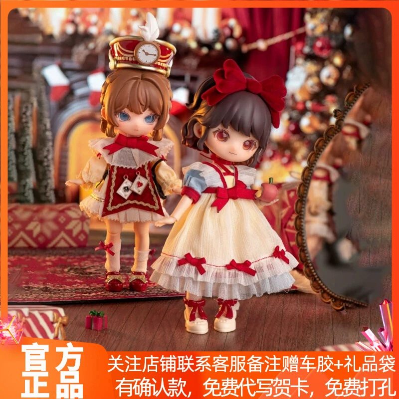 Кукла-фигурка Lilolo в слепой коробке, домик-сказка, 12-точечный шарнирный подвижный BJD, 2-е поколение, ручная работа, офисный подарок, украшение