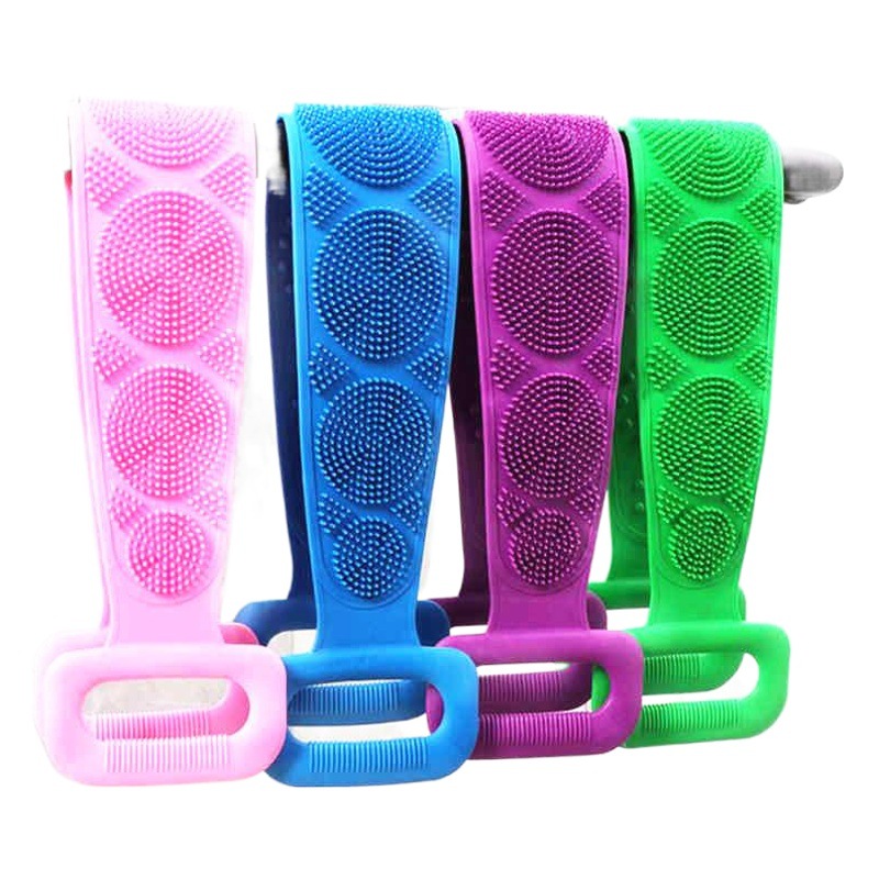 Toalla de baño de doble cara Toalla de baño espalda frotando barro frotando tira de baño tira de nuevo tirando fabricante de cepillo de baño