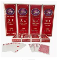 Binwang 668 трехъярусная коробка для покерных карт на четыре игрока, 200 колод без 3.4.6.7 больших и маленьких ас, утолщенные, прочные, высокоэластичные карты