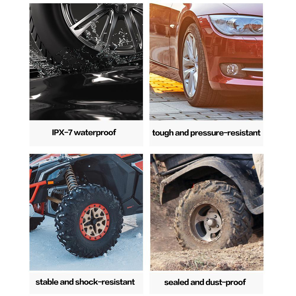 Truck 12-wheel dedicated solar external tire pressure monitoring system trailer truck tire pressure gauge detector high precision